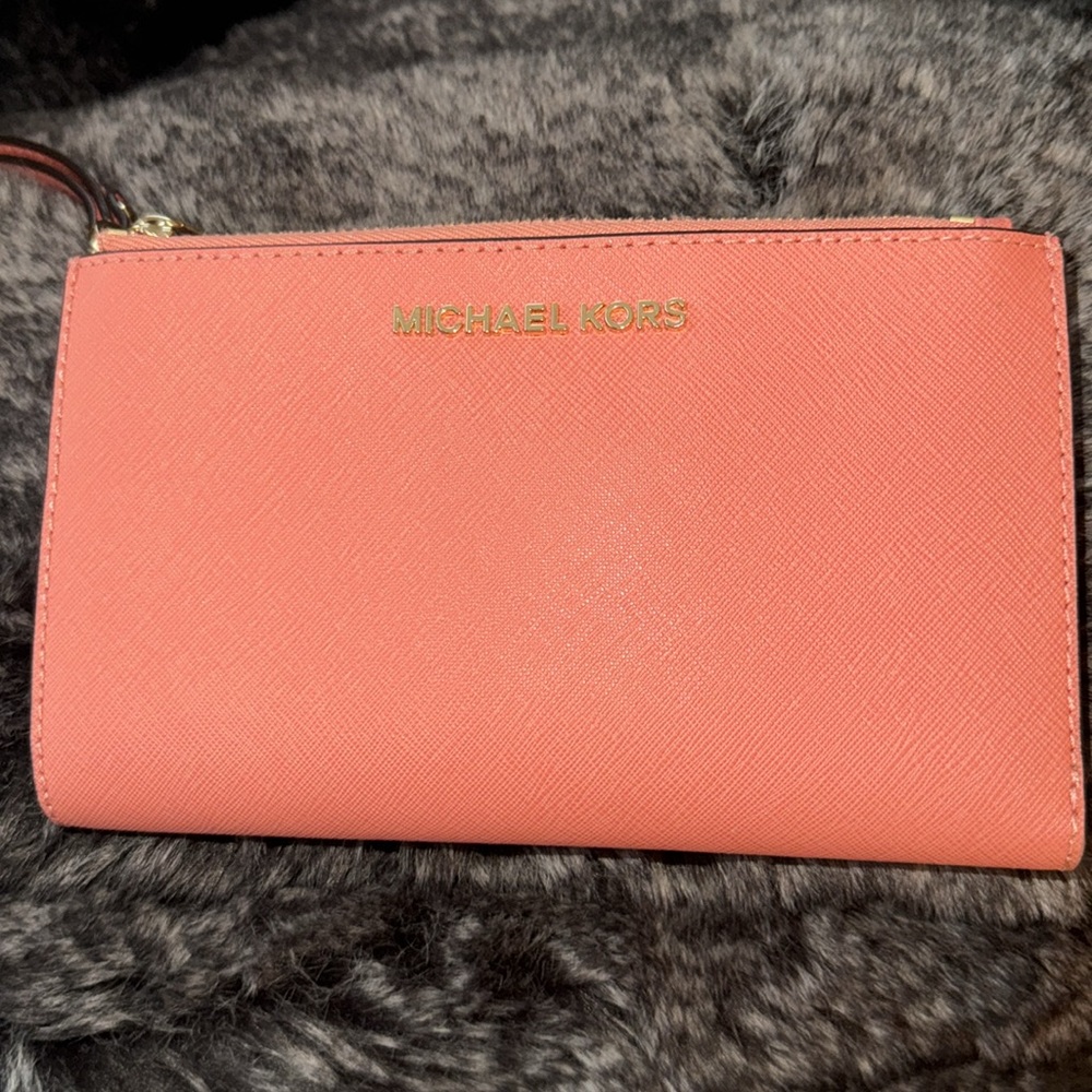 Michael Kors Adele leather smartphone wallet